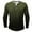 Army Green, variant on Men's Henley Shirts Long Sleeve Gradient Tie Dye Print Shirt Fall Crewneck Buttons Pullover T-Shirts Big and Tall Slim Fit Sport Tees Tops Red 4XL