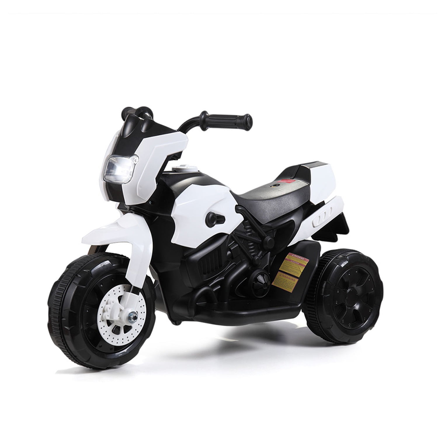 Lowestbest White 6 V Motorcycle Powered Ride-On Lowestbest White 6 V Motorcycle Powered Ride-On