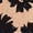 BLACK-KHAKI, variant on Women's Plus Size Floral Patterned Dolman Sleeve Blouse