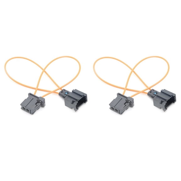 WQNZMADO 2X MOST Fiber Optic Loop Bypass MALE & FEMALE Kit Adapter for BMW Mercedes-Benz