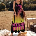 thumbnail image 2 of Miami vice - 80s Retro effect Sleeveless Dress luxury dresses Clothing Summer skirt Dress, 2 of 5