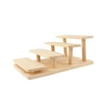thumbnail image 4 of Xuanheng Display Riser Shelf Showcase Fixtures Organizer Storage Wood Display stand Doll 4tire, 4 of 8