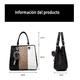 thumbnail image 2 of Bolsa de Hombro Elegante para Mujer 3 en 1 Roja Malubero Bolso Bandolera, 2 of 4