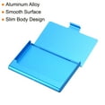 thumbnail image 4 of Professional Business Card Holder Aluminum Pocket Credit Card Case, Blue, 4 of 5