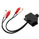 thumbnail image 4 of Speravity Amplificador de Audio Hi.FANCY para coche, nivel de ganancia RCA, perilla de Control de volumen de graves, amplificador de potencia de Audio, Combinaciones de reproductor de DVD/TV para Speravity VI3741-00B, 4 of 6