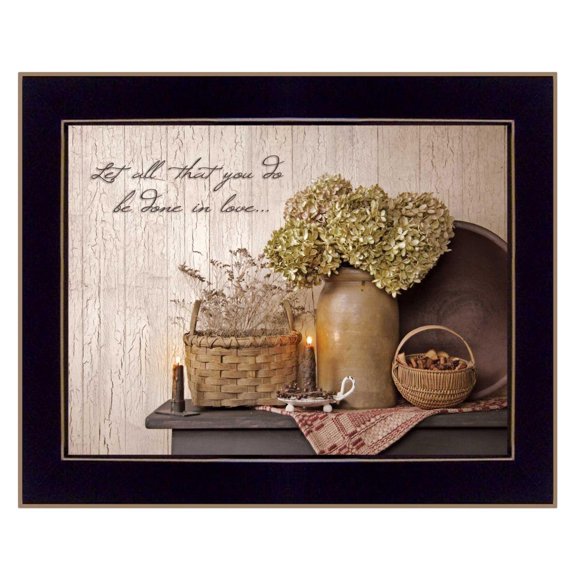 TrendyDecor4U Done In Love By Susan Boyer Printed Wall Art BOY292-712