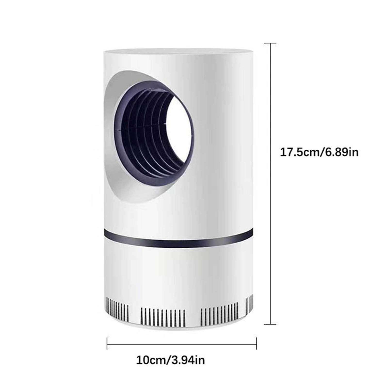 JIhuahe Mosquito Killer Indoor - USB Electric Trap with Suction Fan, No Zapper, Child Safe, Includes Adapter, Quiet Operation for Bedroom and Nursery, Home Essential