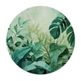 thumbnail image 4 of Acheng Round Tablecloth Palm Leaves with Lush Branches and Leaves Tropical Jungle Palm Leaves with Charming Colors 38-42, 4 of 8