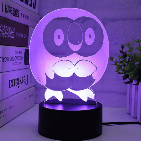

3D Illusion Night Light Black Usb Touch Seven Colors 16 Colors Can Be Changed Through Remote Control(3D Lamp-Q14)