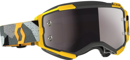 Scott USA Fury Goggle Silver Chrome Camo Gray | Yellow