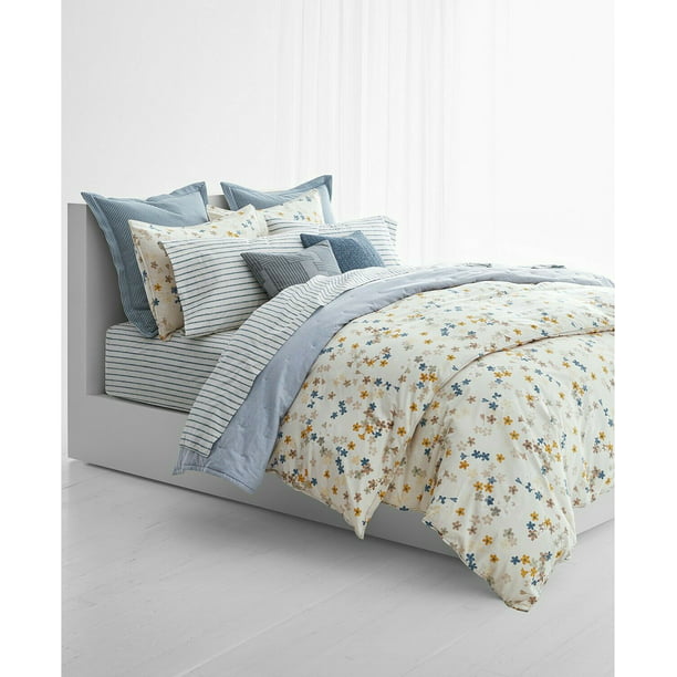 Lauren Ralph Lauren Hanah Ditsy Floral Cotton 3-Pc. Comforter Set - Cream  Multi 