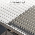 thumbnail image 5 of Kozyard Elizabeth Outdoor Louvered Pergola Sun Shade Aluminum Pergola Rainproof Gazebo with Adjustable Roof for Outdoor Deck Patio Garden Yard (12' x 20'), 5 of 7