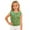 Green, variant on GBSYEWXS Child Girls Tee Crew Neck Sleeveless Sequins Trendy Tops Daily Wear Blue T-Shirts Size 3-4 Years