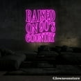 thumbnail image 4 of Glowneon Raised On 90's Country Neon Sign, Country Music Led Sign, Vintage Shop Decor, 4 of 5