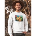 thumbnail image 2 of Image Conscious Elegant Roosters Sweatshirt Mens -Porter Hastings Designs, Male 4X-Large, 2 of 4