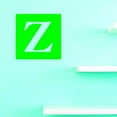 thumbnail image 1 of Custom Decals Alphabet Letter Z Wall Art Size: 20 X 20 Inches Color: Multi, 1 of 1
