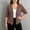 Brown, variant on Womens Lightweight Open Front Cardigan 3/4 Sleeve - Relaxed Fit Knit Topper for Work or Travel, Purple,Size XL