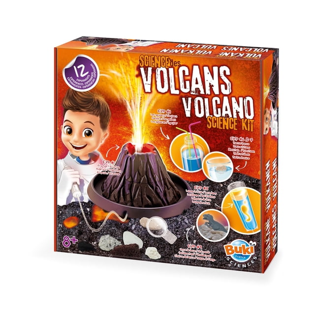 Kit científico Buki 2124 Volcano con 12 experimentos para niños