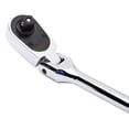 thumbnail image 4 of Eastwood Extra Long 3/8 Inch Drive Swivel Head Ratchet with Quick Release and Positive Grip Handle, 4 of 5