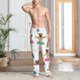 thumbnail image 2 of Balery Yoga Dogs Poses Pantalones de pijama para hombre, pijama ultraligero, pantalón de descanso-3X-Large, 2 of 6