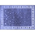 thumbnail image 1 of Ahgly Company Indoor Rectangle Persian Blue Traditional Area Rugs, 6' x 9', 1 of 4