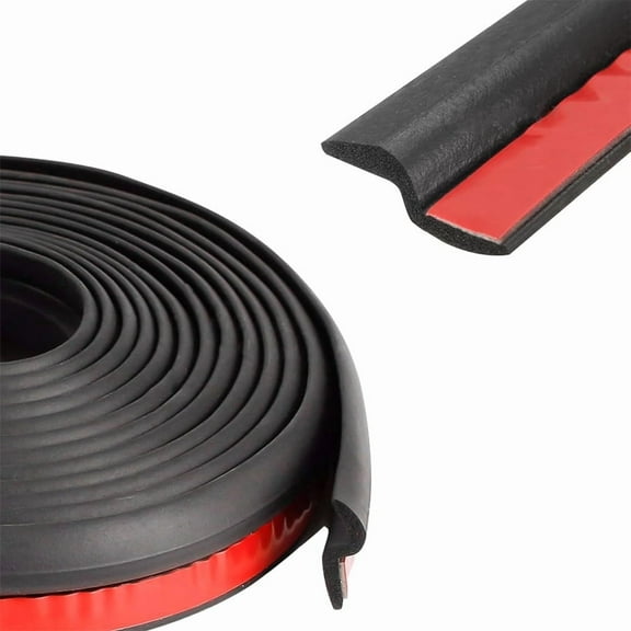 Z Shape Car Rubber Seal Strip Self Adhesive Vehicle Window Door Weather Stripping Automotive Trim Edge Protection Accessories Universal for SUV Sedan Truck