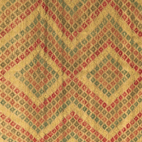 Ahgly Company Indoor Square Abstract Brown Modern Area Rugs, 7' Square