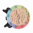 thumbnail image 1 of Etiqueta Engomada De La Rueda De Los Sentimientos, Varias Descripciones De Emociones Tabla De Humor Herramienta De Enseñanza Educativa Para Niños Decoración De La Oficina De La, 1 of 7