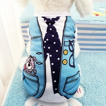 Tvtnvo Pet Summer Clothes for Small Pets and Dogs Breathable Nylon Apparel 4 Pack Dog and Pet Clothes for Yorkie Toy Poodle Chihuahua Puppies Stylish Mesh Shirts Blue