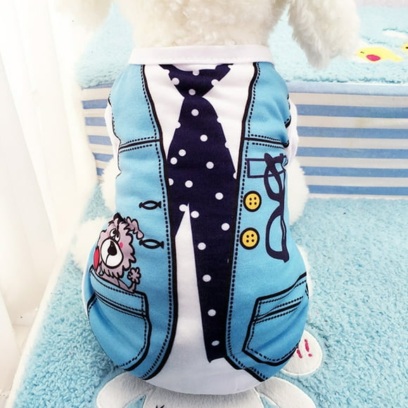 Ropa de verano para gatos y perros pequeños: ropa transpirable para ositos de peluche,bichones,caniches y otras mascotas pequeñas