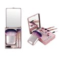 thumbnail image 1 of Easy-taken Travel Makeup Brush Set,4pcs Mini Complete Function Cosmetic Brushes Kit (4pcs with mirror) 26s, 1 of 3