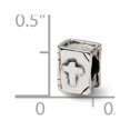 thumbnail image 4 of Kids Bible Charm .925 Sterling Silver Antique Finish Reflection Beads, 4 of 5