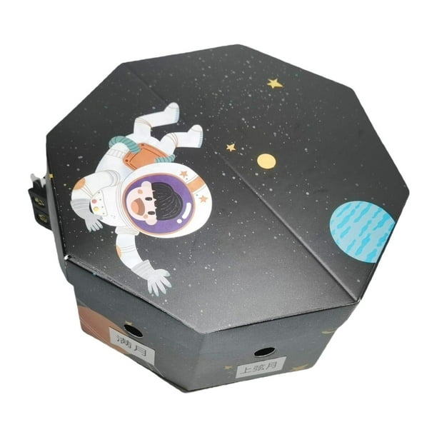 Kit científico de fases lunares, caja de observación de fases lunares, kit de autoensamblaje para aula, manualidad de desarrollo DIY, experimental