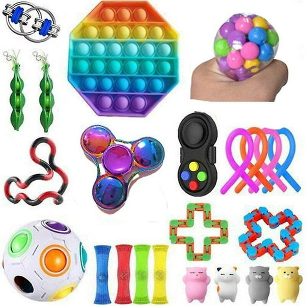 23pcs Pack Fidget Toys Conjunto de juguetes sensoriales Antistress Relief Fidget Toys