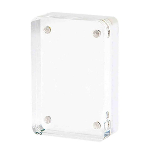 Goo Card Set DIY Crafts Colgante Photocard Holder Etiqueta Adhesiva Ornamento Marco de fotos simple para mesa Nevera Póster Decorativo Estudiante claro 19mm BLESIY Pegatina Goo Tarjeta