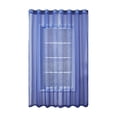 thumbnail image 2 of Waterproof Outdoor Sheer Curtains for Patio - 2 Panels Light Filtering Transparent Chiffon Window Drape For Outdoor Balcony Patio Modern Home Decor, Blue(95*52 in)No pole, 2 of 6