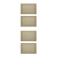 thumbnail image 4 of Wosthever De manteles individuales trenzados para , manteles individuales, posavasos, de PVC, rectangular, antideslizante, accesorios de cocina Marrón 30*45cm 2Conjunto, 4 of 6