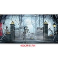 thumbnail image 3 of Oliegs Heated Blanket Halloween Garage Banner For Your Space 400X180CM Chocolate, 3 of 5