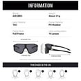 thumbnail image 5 of AIELBRO UV400 Cycling Glasses Men Women Sunglasses Bike Shades Outdoor Sports Bicycle Dustproof Goggles for Men Women, 5 of 6