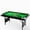 Green|70 in, variant on Aukfa 6 ft Pool Table, 2 in 1 Billiard Table with Ping Pong Table - Includes Billiard Balls, Cues, Paddles, Brush & More, Green