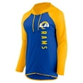 thumbnail image 2 of Women's Fanatics Royal/Gold Los Angeles Rams Forever Fan Full-Zip Hoodie, 2 of 3