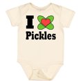 thumbnail image 3 of Inktastic I Heart Pickles Boys or Girls Baby Bodysuit, 3 of 5