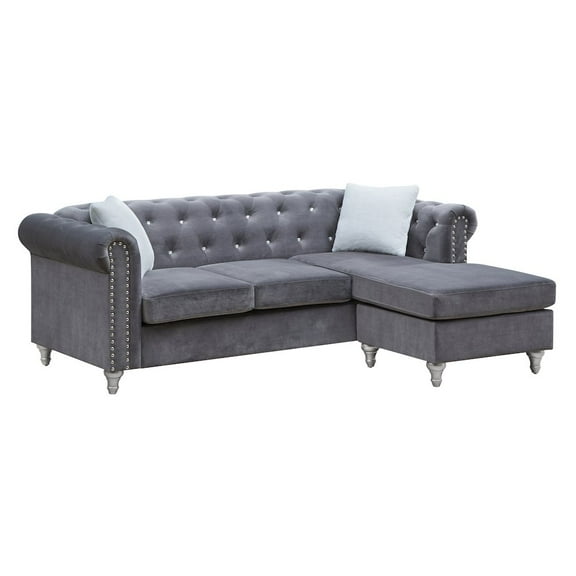 Glory Furniture Raisa Sofa Chaise in Color