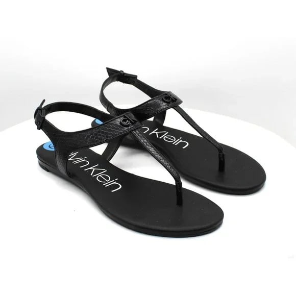 Buy Calvin Klein Women's Shellie Flat Sandals at Ubuy Bahrain