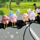 thumbnail image 5 of Lindo Animal de dibujos animados para Interior de coche, decoración de bicicleta, decoración de ciclismo, accesorios para montar en bicicleta, pato, conejo, gato, 5 of 5