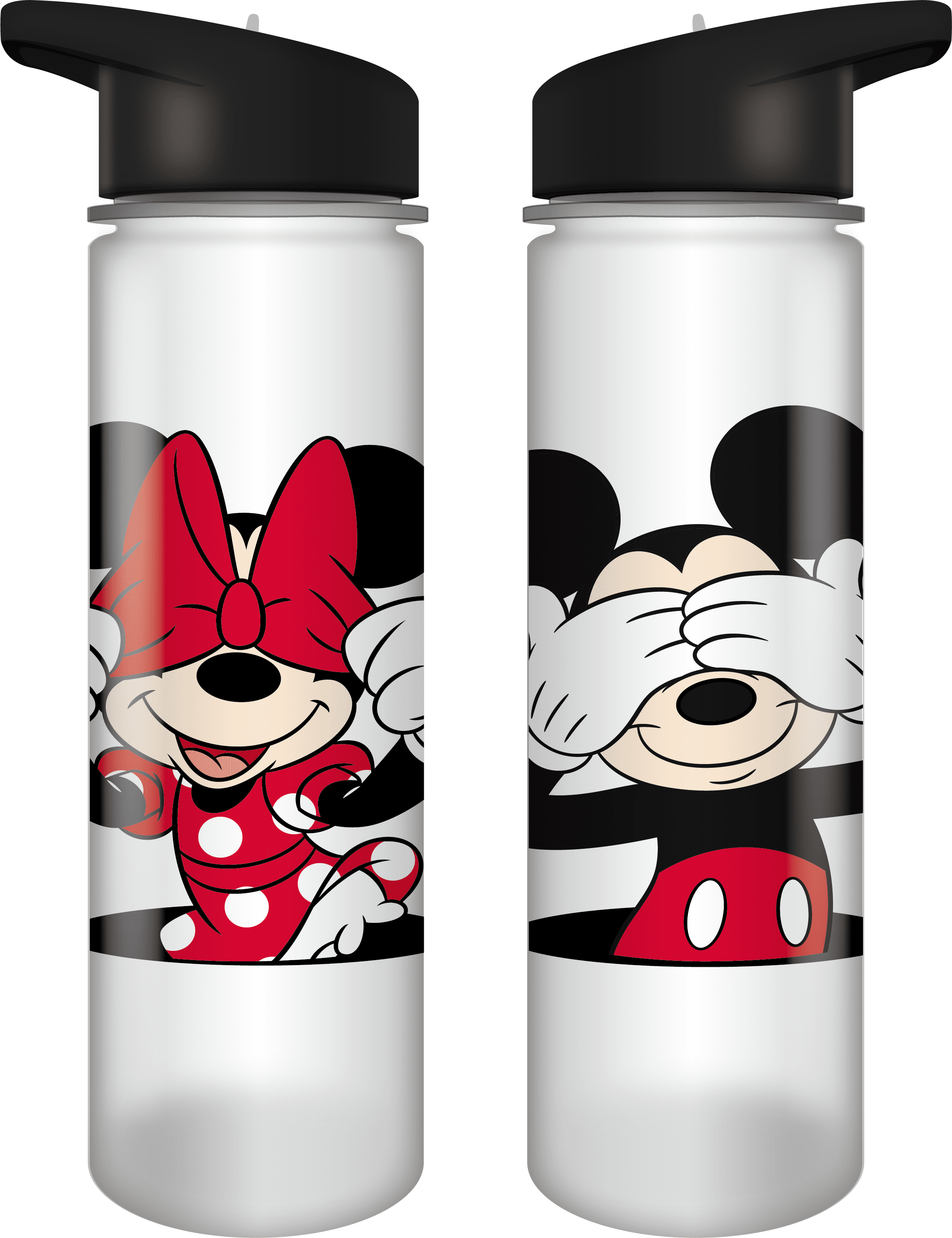 Mickey & Minnie Mouse PeekABoo UV Print 24 Oz. Single Wall Water
