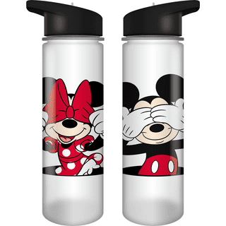 Disney Mickey & Minnie Mouse Flip Top Water Bottle 802355