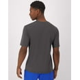 thumbnail image 3 of Hanes Moves Men's Short Sleeve Performance Tee Grey Encore S, 3 of 4