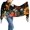 Black with Multicolor Floral Print, variant on Women's Black Floral Leaf Print Scarf, Lightweight Fringed Fashion Shawl Wrap for Travel, Office, Evening and Everyday Layering, One Size