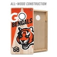 thumbnail image 4 of YouTheFan NFL Cincinnati Bengals 2' x 4' Cornhole Game, 4 of 6